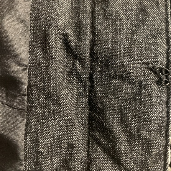 Anna Sui Black Denim Jacket, Fully Lined, Pockets,  Embroidery that Pops - Picture 15 of 15